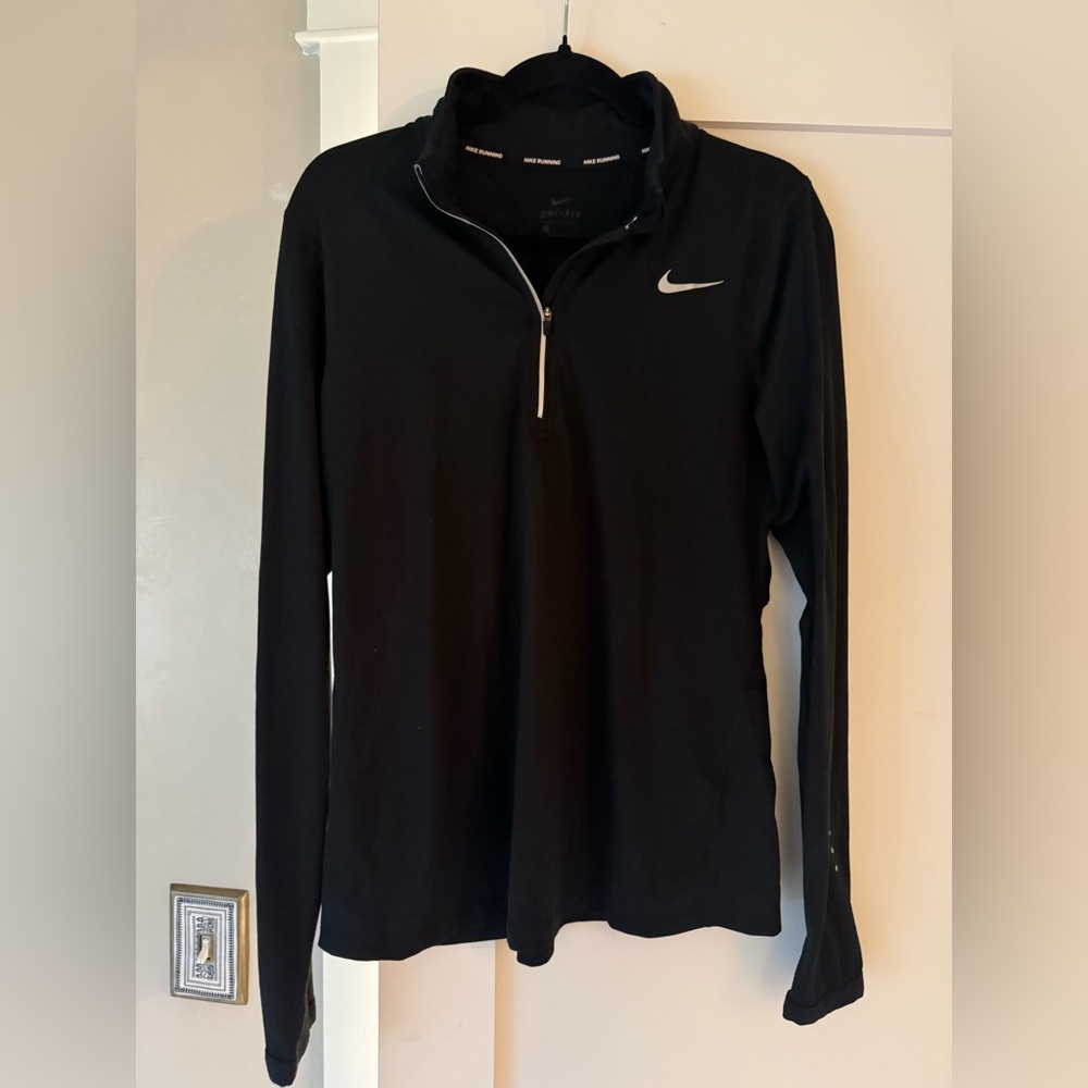 Nike Black Quarter-Zip DriFit Pullover